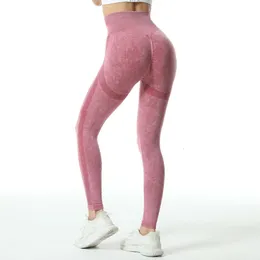 Mulheres calçadas alinhadas mulheres mulheres macias imitam jeans leggings calça sem costura calça push up legging sports academia de ginástica de ginástica malha