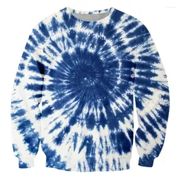 Hoodies masculinos tamanho da ue tie dye sweatshirts verão e outono casual 3d impresso camisa de manga longa pulôver de grandes dimensões atacado