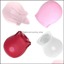 Разное Другое Ванна подарок Сосание Вибратор Интенсивное всасывание Лизание языка Стимулятор клитора Маср для сосков Секс-игрушки для женщин Оральный розовый вибратор