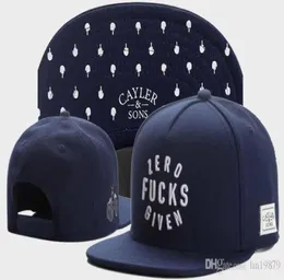 2017 New Snapback Zero Fucks أعطى قبعات البيسبول الرياضية Hip Hop Hats قابلة للتعديل Swag Bone Gorro للرجال Women2408083