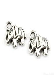 300 st Tibetan Silver Elephant Eloy Charms Pandents för smycken Making Armband Halsband Fynd 16mmx135mmx3mm1662190