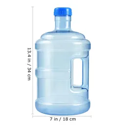 Keuken Vorcool 5l Zuiver Water Fles Kruik Mineraalwater Container Outdoor Auto Opslag Emmer Verdikte Food Grade Dispenser Vat Kamp