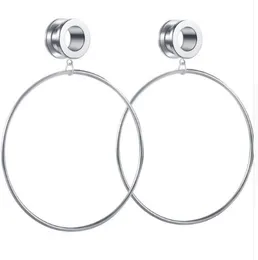 링 달링 나사 스틸 이어 플러그 및 터널 피어싱 LAGE EARRING EXPANDERS LOBE 스트레칭 게이지 60pcs 6 크기 7313631