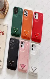 P Fashion Triangle Designer Phone Cases for iPhone 14 14pro 14plus 13 13pro 12 12pro 11 Pro Max X Xs Xr 8 7 Plus Leather Pattern C2330673