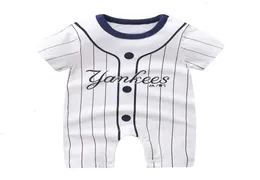 Tute da baseball per bambini Pagliaccetto estivo Abbigliamento Tuta per bambina Tutina per ragazzi Tutina per 01 anni8087602