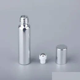 Packing Bottles Wholesale Refillable Glass Roll On Bottles Essential Oil Per Bottle Jars With Stainless Steel Roller Balls F Dhgarden Dhn0F