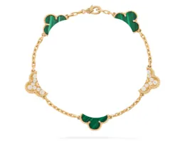 diamonds clover bracelet tennis chain bracelet four leaf flower bracelet designer for women mens bracelets 18 gold plate silvery l4279487