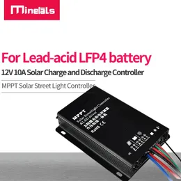 Zubehör MPPT-Controller 12V 10A Solar-Lade-Entlade-Controller für Lithium-Blei-Säure-Batterie-Straßenlaternen-Controller