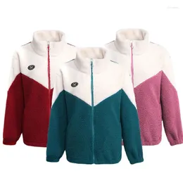 Giacche da donna Giacca soffice in pile Streetwear Harajuku Cappotto con cerniera sfocata Donna Leggero Autunno Inverno Peluche Giuntura calda