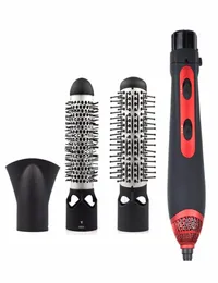 Todo 3in1 ferramentas de estilo multifuncional secador cabelo curling alisamento pente escova secador de cabelo professinal salão 220v 2554473