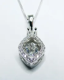 Hochwertiger CZ-Stein-Anhänger aus 925er Sterlingsilber, tanzender Diamant, tanzender CZ-Anhänger für Damen, Halskette als Verlobungsgeschenk 2105244111218