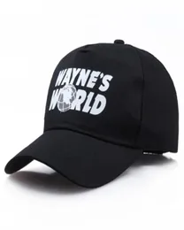 Black Waynes World Baseball Caps unisex hip hop kapelusze czapki sunhat haftowany czapkę mesh truckie tato6374870