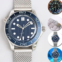 Top Free 41MM Luxus automatische mechanische Outdoor-Herrenuhren Uhr schwarzes Zifferblatt mit Edelstahlarmband drehbare Lünette transparentes Gehäuse