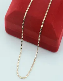 2 mm schlanke Damen- und Herren-Halskette aus 585er Roségold, Gliederketten, 59 cm, Fabrikschmuck2896239