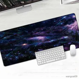 Rests fare pedleri bilek 900x400mm uzay galaksi kauçuk paspas oyun klavye mousepad oyunu fare ped ofis bilgisayar masası oyunculuk