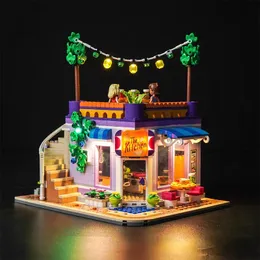 Block LED Light Kit för 41747 Heartlake City taket Restaurang Building Bricks Diy Toys Only Lighting Set No Model 230816 Bästa kvalitet