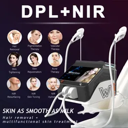 Professionell hårborttagning av hög kvalitet IPL Machine NIR Milk Light DPL Opt Laser RF Face Lifting