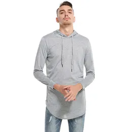 Frühling Herbst Neue Sport Hoodies männer Stil Ulance Saum Mit Kapuze Langarm Lauf Sweatshirt Mann Kleidung Tops Hoodie