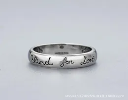 Ring Two G Santique Thai Sier Blind For Love Silver Jewelry044364119876083