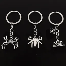 Spinne Schlüsselanhänger Araneid Tier Schlüsselanhänger Metall Schlüsselanhänger Halloween Geschenke für Frauen Männer HandbagAccessorie DIY handgefertigten Schmuck