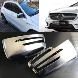 Tillbehör för MercedesBenz Alk GLK ACLASS CClass Eclass Plating Matt bakspegel Huset Modifierad Silver W204