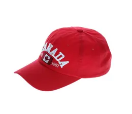 2020 Uomini e donne Canada bandiera lettera ricamo berretto da baseball in cotone moda unisex casual berretto da baseball all'aperto regolabile2765474