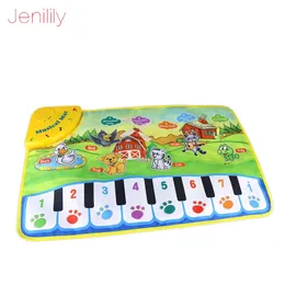 37x60cm Matten Musik Teppiche Tier Bellen Pad zum Spielen Baby Spielzeug Lernen Musikinstrument Spielzeug für Kinder Kinder 231225