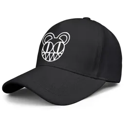 Gorras de béisbol para hombres y mujeres grillo gorra de camionero de moda en blanco ajustable Logotipo de Radiohead álbumes canciones en vivo Diseño de 1821993