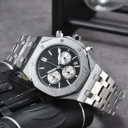 2024ニューウォッチメンレジャーダイヤモンドウォッチゴールドスチールステンレス鋼製クォーツ腕時計ストラップ男性レロジオマスキリノA001
