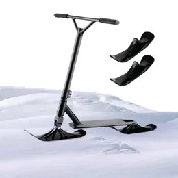 2pcs Scooter Sled Sıcak Kızak Tahtası Denge Bisiklet Bisikleti Kar Kayağı Kızak 231225