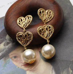 Boucles d'oreilles de luxe avec pompon et perles, personnalité, diamants, pendentif en perles, pour femmes, 039s, 9867083