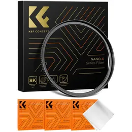 K F Concept Anello adattatore filtro in ottone da 4982 mm StepUp compatibile con tutti i filtri degli obiettivi della fotocamera 3 Panno per la pulizia 231226