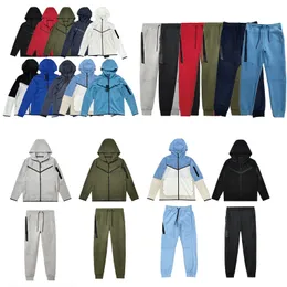 NK Thick Man Tech Pantaloni sportivi Tech Fleece Felpe con cappuccio Designer Pantaloni da tuta Felpa con cappuccio Uomo Donna Jogger Pantaloni Tute Pantaloni Techfleece Joggers Abbigliamento sportivo Tuta