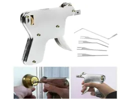 6st Lock Pick Gun Set Door Bump Nyckel Låssmedverktyg Handverktyg Låsöppnar Reparationsverktyg Kit1026556