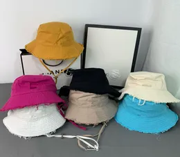 Bob Luxury Designer Bucket Hat Solid Color Bucket Hats For Women and Men Wide Brim Artichaut Classic Letters mode Många färger T6271843