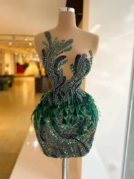 J14 Luxury O-образная оболочка выше колена чернокожие девушки с блестками Bead Homecoming Prandes/ Prom Prom Dryeting Prom.