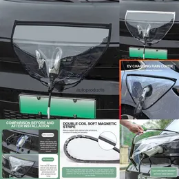 Bilelektronik universal billaddning magnetisk täckning elektrisk utomhus EV -laddare plug -port skyddande dammtät regntäta täcken för sedan SUV