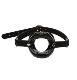 Neue Erotikspielzeug Sklave Bdsm Fesselgurt Lippen O-Ring-Knebel Fetisch Silikon Offener Mundknebel Blowjob Erwachsene Sexspielzeuge für Paare4406978