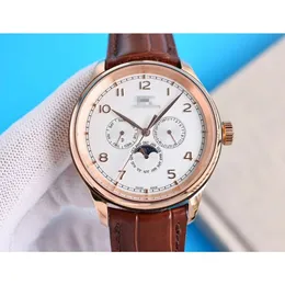 مصمم للرجال WRIST WATCH IWCS WOTCHENAL FONCRIATIONAL CLASSION DESIGNER MULTIFUNCED IWCS MOVIES