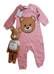 19 Style spädbarn nyfödda baby rompers overalls bomullskläder nallebjörn chirtsmas kostym jumpsuit barn bodysuit bebis outfit rom5233107