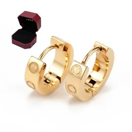 Mit Box-Ohrsteckern, Designer-Ohrringe für Damen, goldene Ohrringe, Designer-Party, Hochzeitstag, Geschenk, Designer-Creolen, hochglanzpolierter Modeschmuck