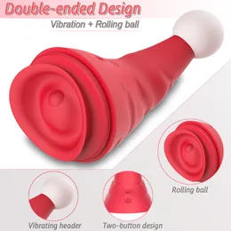 Sex toys Christmas hat tongue licking vibrator second tide G-spot vibration masturbator teasing nipple massager Adult Toys