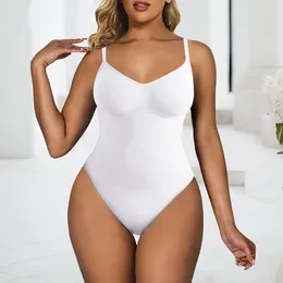 Body modellante senza cuciture da donna Body modellante per il controllo della pancia BuLifting Plus Size Perizoma Bretelle Corsetto stretto