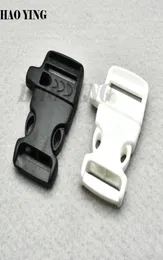 50pcslot 34quot Emergency Side Release Whistle Buckles For Paracord Bracelet Outdoor sports Bracelet accessories7257099