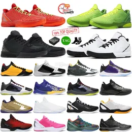 Black mamba 6 Basketball Shoes s Zoom Reverse Grinch Men Protro Gift of 4 5 6 Grinch Bruce Lee What If Lakers Big Stage Chaos 5 Rings Metall