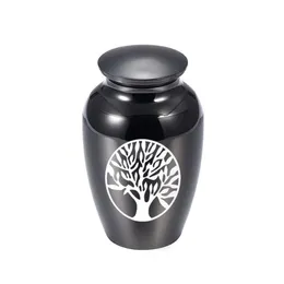 Drzewo życia małe pamiątkowe urny do mini urny kremacji popiołu dla Ashes Memorial Ashes Ashes Pet 70x45mm208f