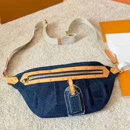 Luis Vuittons Pack Waist Belt Lvse Bumbag Bag Designer LouiseHandBag Bags Fanny Women Denim Bumbags Fashion Multifunzione Multifunzione Grande Cintini di grande capacità