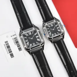 Верх продавать мужские часы часы с нержавеющими часами Механические кварцевые наручные часы Новые модные бизнес -часы Black Face 087