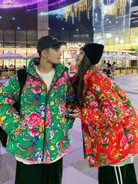 Sujet chinois 3 vêtements traditionnels manteau matelassé vestes d'hiver pour femmes nouveaux vêtements d'extérieur en coton à fleurs manteau mi-saison vêtements épaissis