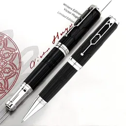 Pens Gift Rollerball Pens Limited Edition Writers Victor Hugo Rollerball Pen MB Ballpoint Pens With Statue In Clip Writing Office Stati